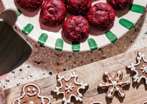 Mini Red Velvet Cookies