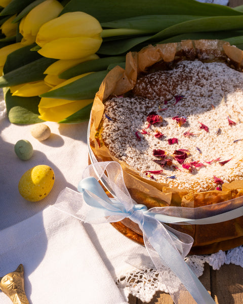Pistachio Basque Cheesecake