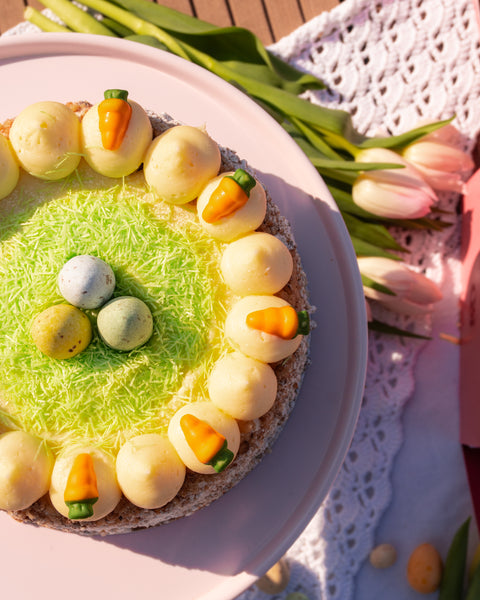 Egg Hunt Carrot Cake