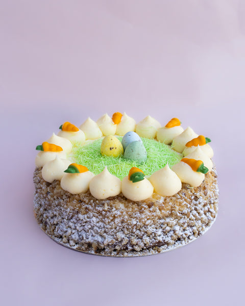 Egg Hunt Carrot Cake