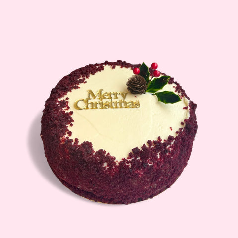 Single Layered Xmas Red Velvet
